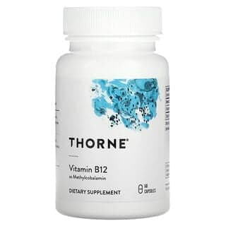 Thorne, 維生素 B12(甲鈷胺),60 粒膠囊(每粒膠囊 1 毫克)