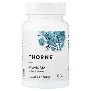 Thorne, 維生素 B12(甲鈷胺),60 粒膠囊(每粒膠囊 1 毫克)