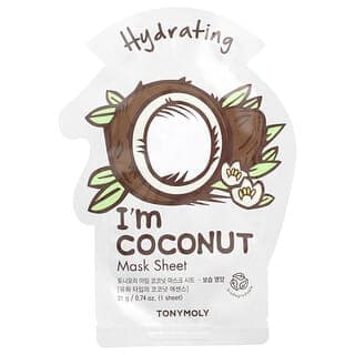 TonyMoly, 我是可可,保濕美容面膜,1 片,0.74 盎司(21 克)