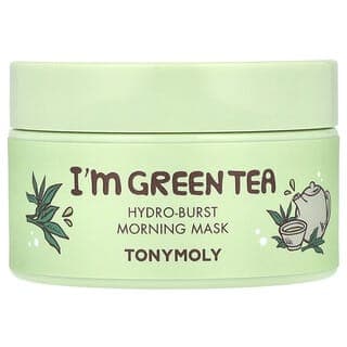 TonyMoly, I'm Green Tea,晨間深度補水美容面膜,3.52 盎司(100 克)