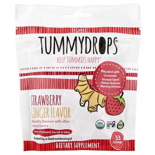Tummydrops, 有機草莓姜,33 片