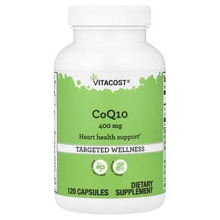 Vitacost, 輔酶 Q10,400 毫克,120 粒膠囊