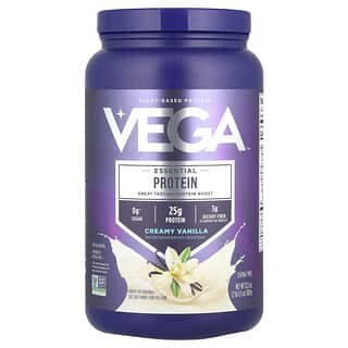 Vega, 必需植物基蛋白質,奶油香草味,2 磅 0.5 盎司(920 克)