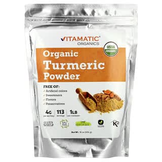 Vitamatic, 有機姜黃粉,16 盎司(454 克)