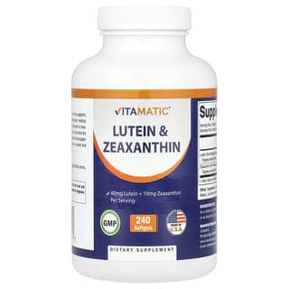 Vitamatic, 葉黃素和玉米黃質,240 粒軟膠囊