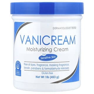 Vanicream, 潤膚霜,適用於乾性、不適或敏感皮膚,1 磅(453 克)