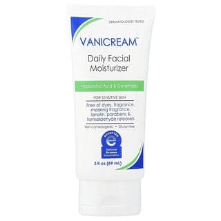 Vanicream, 日常面部保濕霜,適用於敏感肌膚,無香,3 液量盎司(89 毫升)