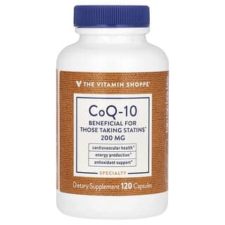 The Vitamin Shoppe, 輔酶 Q10,200 毫克,120 粒膠囊