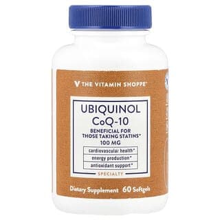 The Vitamin Shoppe, 泛醇輔酶 Q-10,60 粒軟膠囊