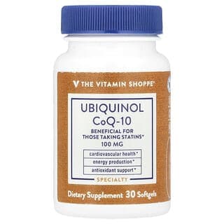 The Vitamin Shoppe, 泛醇輔酶 Q-10,30 粒軟膠囊