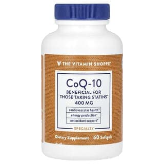 The Vitamin Shoppe, 輔酶 Q10,400 毫克,60 粒軟膠囊