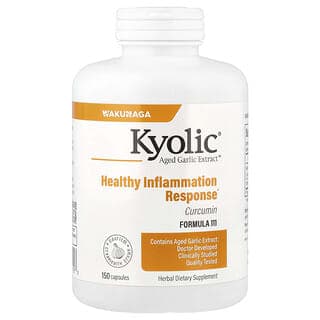 Kyolic, 陳蒜提取物加姜黃素膠囊,150 粒