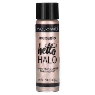 wet n wild, MegaGlo,Hello Halo 液體高光筆,304A Halo,告別,0.5 液量盎司(15 毫升)