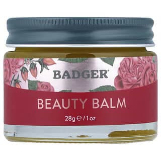 Badger, 高保濕美膚霜 + 玫瑰果,玫瑰香,1 盎司(28 克)