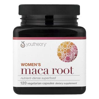 Youtheory, 女性瑪卡根,1000 毫克,120 粒素食膠囊(每粒膠囊 500 毫克)